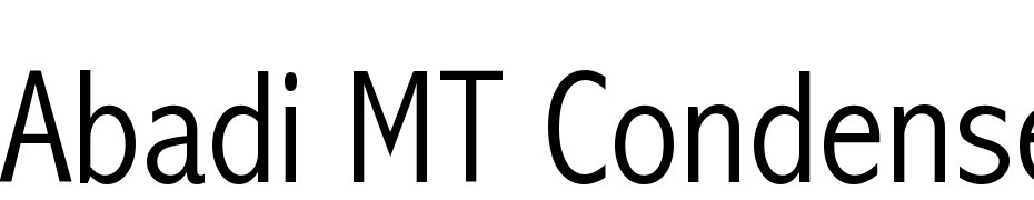 Abadi MT Condensed Light Font Download Free
